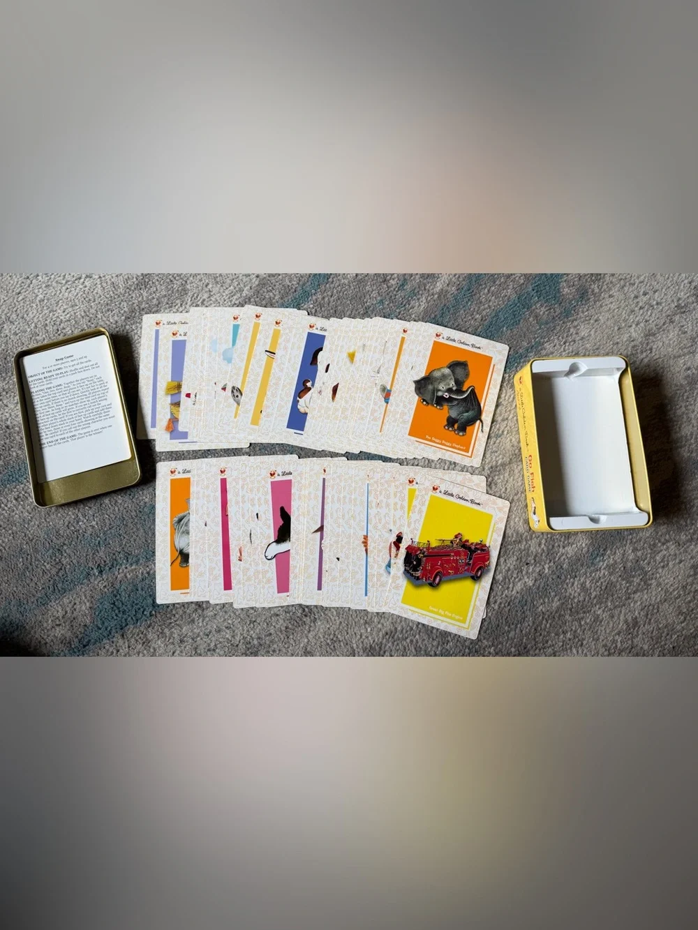 Little Golden Books My First Go Fish Card Game - 60th Anniversary Tin